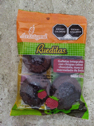 Rueditas chocofresa  160g