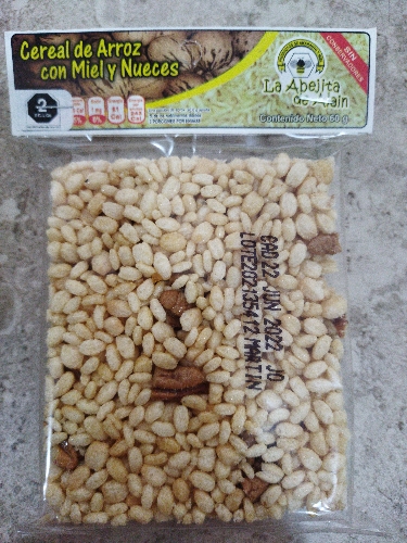 Cereal de arroz y nueces
