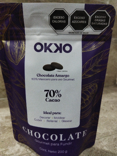Chocolate amargo OKKO 200g