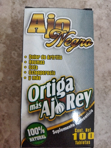Ajo negro y ortiga 100pz