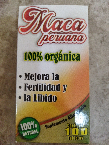 Maca peruana 100 tabletas