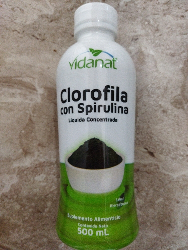 Clorofila con espirulina 500mil vidanat