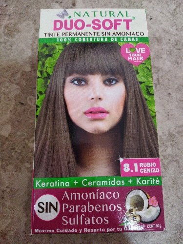 Tinte Duo soft 8.1 Rubio cenizo