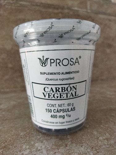 Carbón vegetal 150 cap prosa