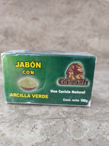 Jabón con arcilla verde 100g