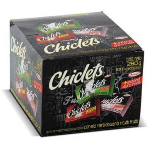 155 Chiclet Surti x100 unid
