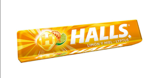 220 Halls barra limón miel x12