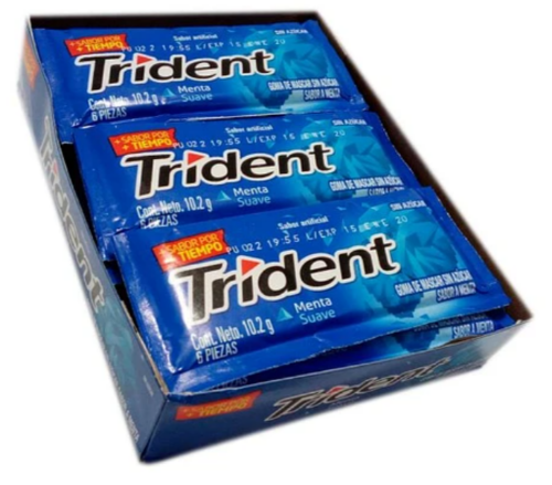 341. Trident Menta x18 unid