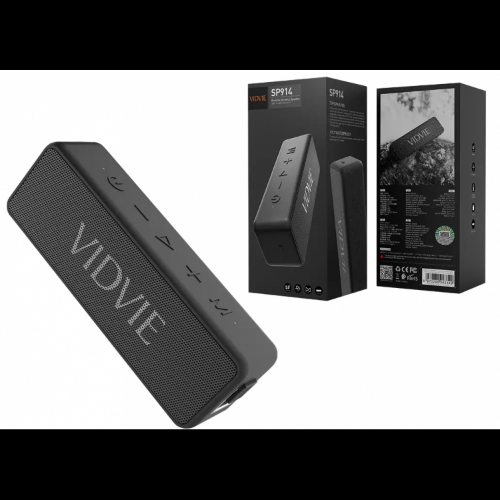 BOCINA VIDVIE SP914 IPX7 TWS PAIRING 25H 1,800MAH