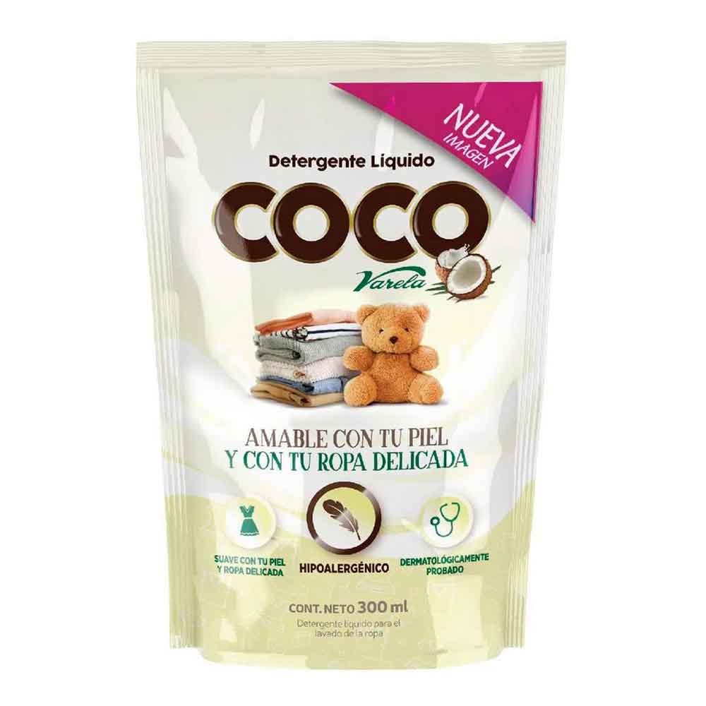Detergente Líquido Coco Varela Doypack x 300 ml