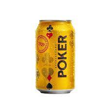Cerveza poker lata