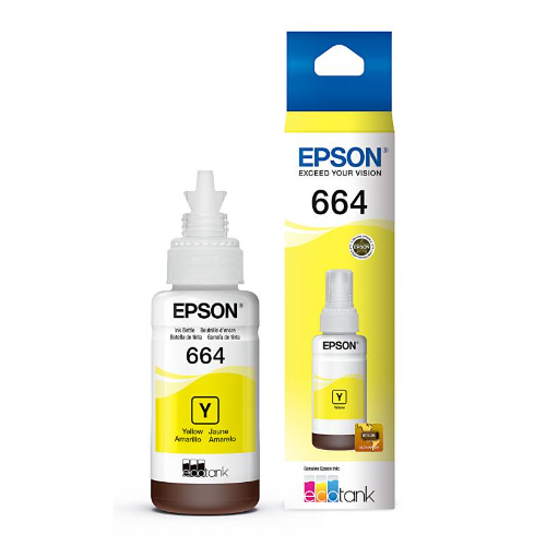 Tinta Epson 664  Color amarillo