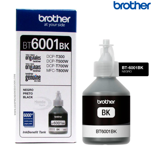 Tinta Brother 6001bk Negro