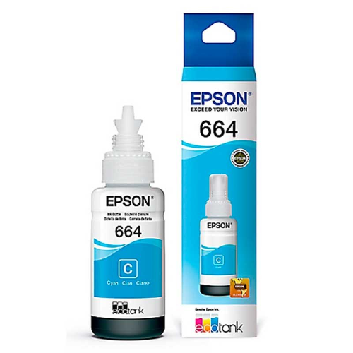 Tinta Epson 664  Color cyan