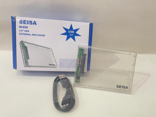 Case para HDD a USB 3.0 transparente