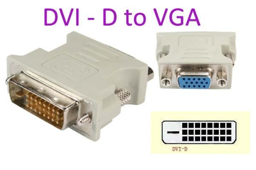 Adaptador Dvi-d A Vga 24+1