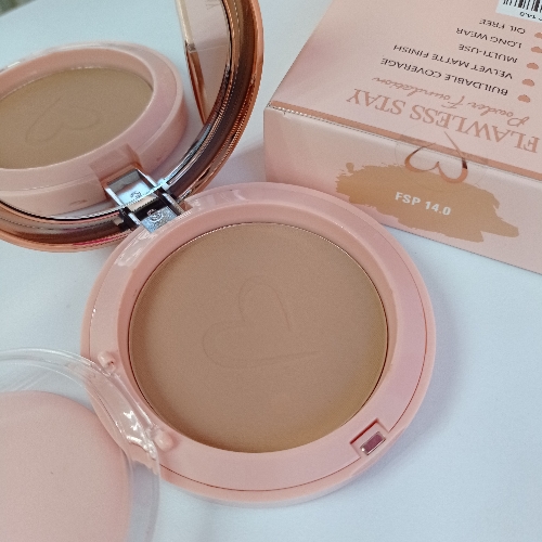 #14 flawess stay powder foundation