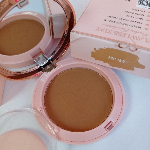 #15 Flawlees stay powder foundation
