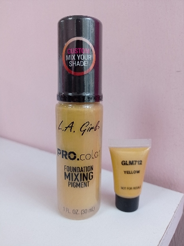Amarillo | base para mezclar LA girl