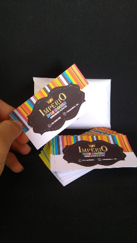 Cartão de visita básico em p. Kraft