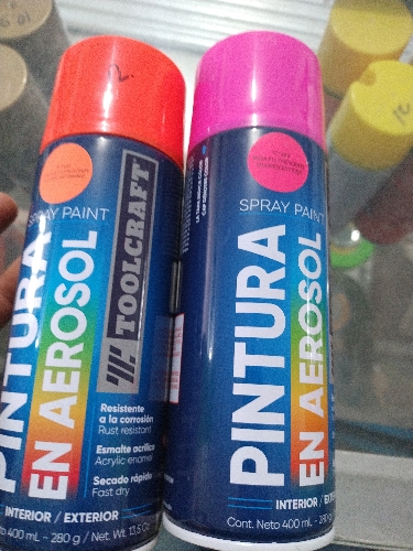 Aerosol fluorescente