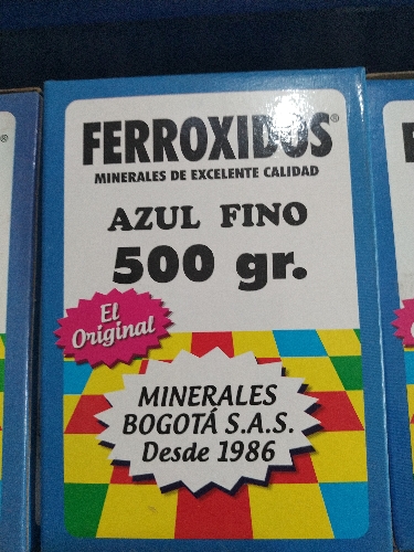 Ferroxido azul fino 500 grs