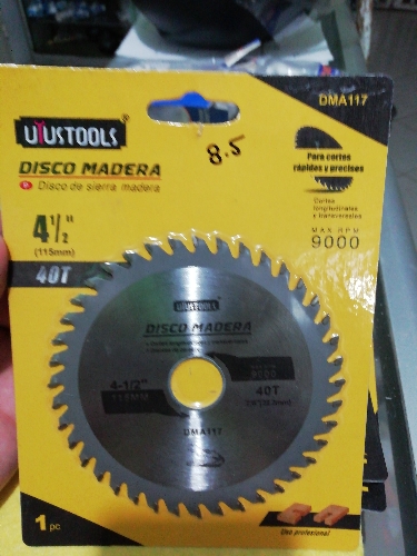 Disco corte madera 4"