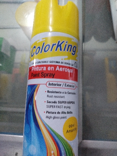Aerosol amarillo
