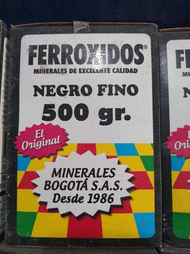 Ferroxido negro fino 500 grs
