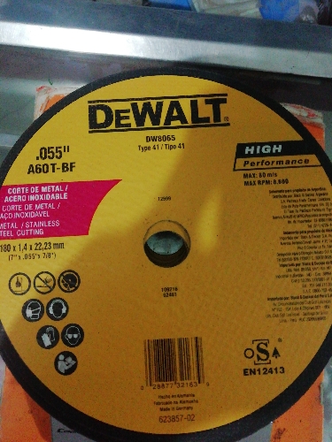 Disco de 7 metal truper