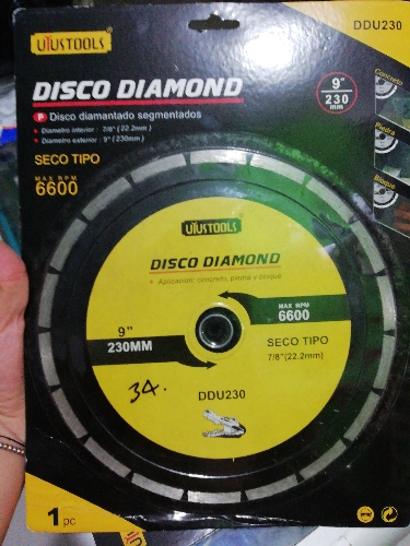 Disco segmentado 9"