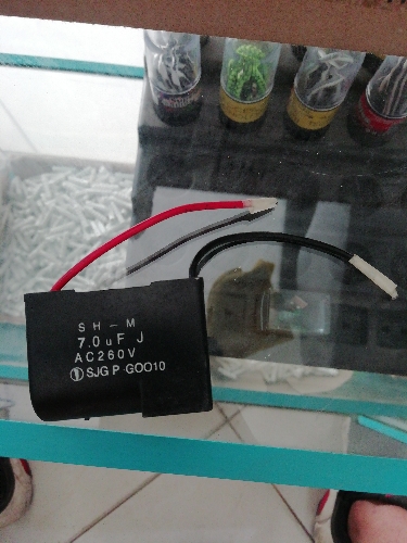 Capacitor para ventilador