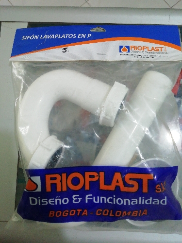 Sifon lavaplatos en P