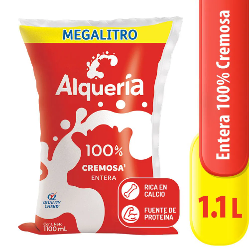 Leche entera alqueria 1100 ml