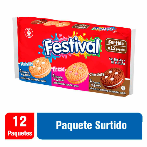 Galleta festival x4 36 gr