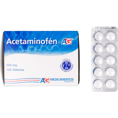 Acetaminofen 500 mg - unidad