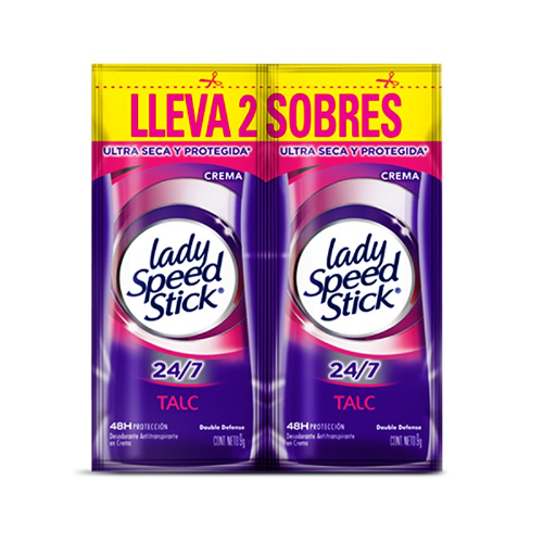 Lady speed stick rosado 2 sobres - 9 gr