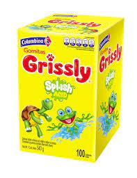 Gomitas colombina Grissly splash ácido 80 gr
