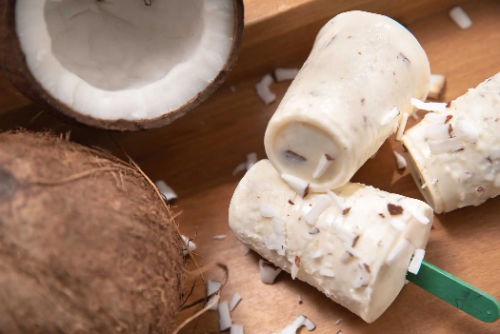 Helado grande de coco