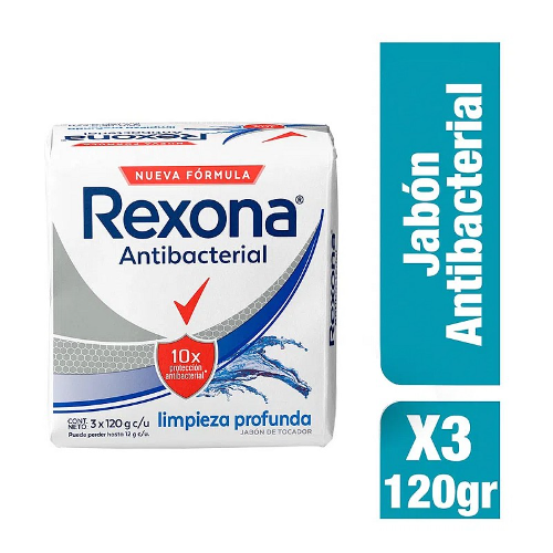 Jabón de baño Rexona limpieza profunda