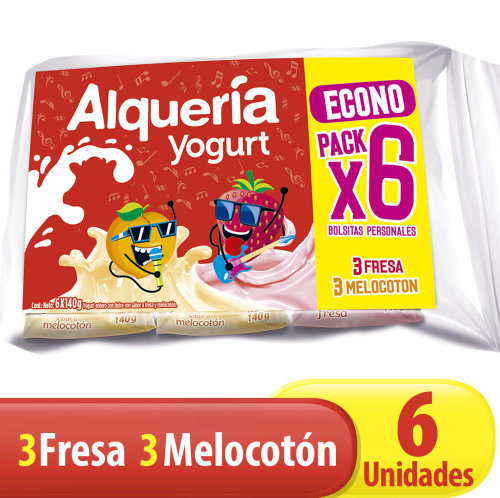 Yogurt alqueria melocotón 140gr