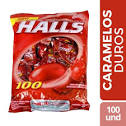 Halls rojo sabor sandia-lyptus - 3gr