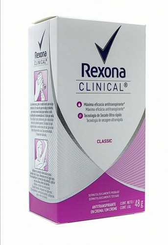 Desodorante Rexona antitranspirante en crema 8,5 gr mujer