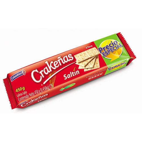 Taco de galletas crakeñas