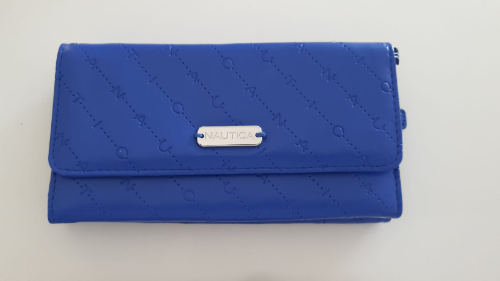 Monedero Nautica azul.