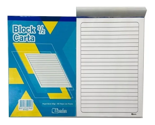 BLOCKC TAMAÑO CARTA LINEAS