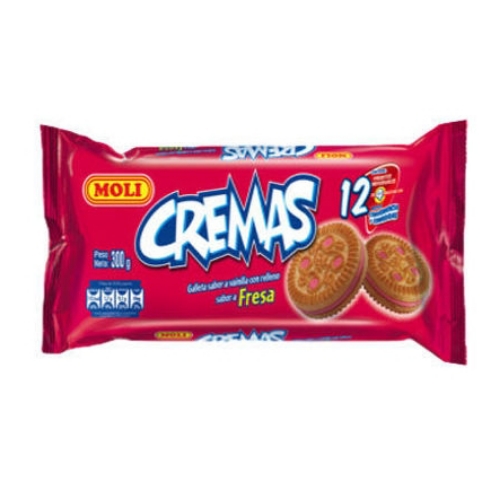 GALLETA CREMAS MOLI FRESA