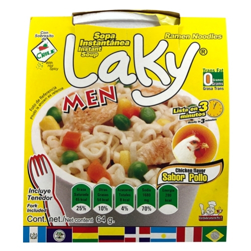 SOPA LAKY MEN DE POLLO VASO