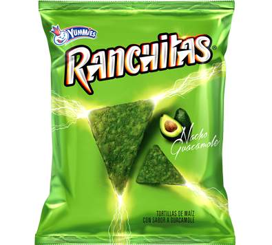 RANCHITAS NACHO GUACAMOL 19G