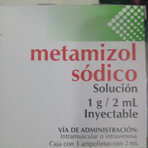 Metamizol inyectable